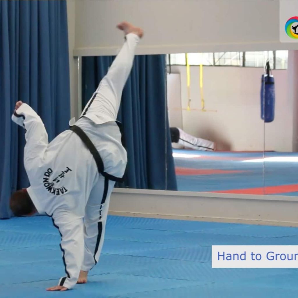 High Performance Warm Ups training drill in ITF Taekwon-Do