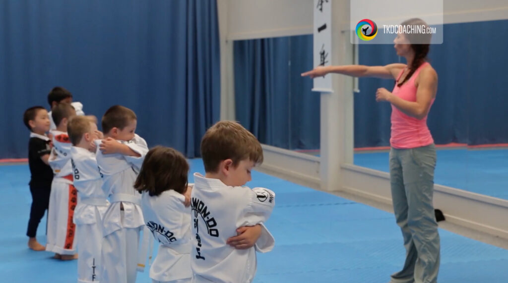Advanced teaching course for kids in Taekwon-Do
