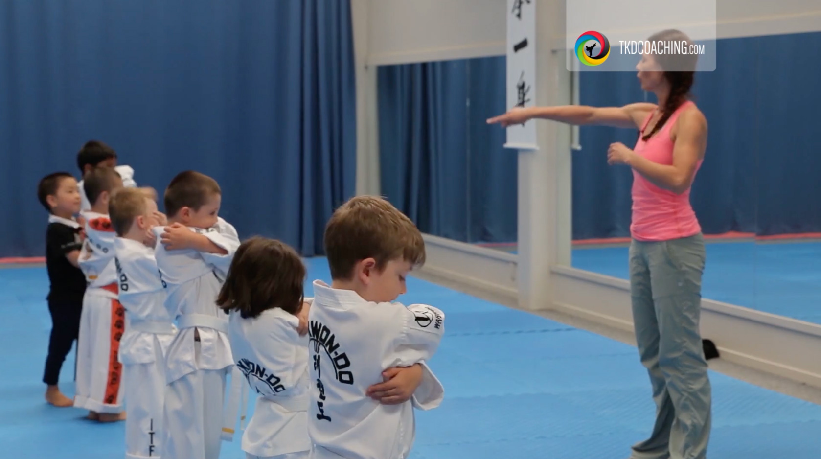 Advanced teaching course for kids in Taekwon-Do