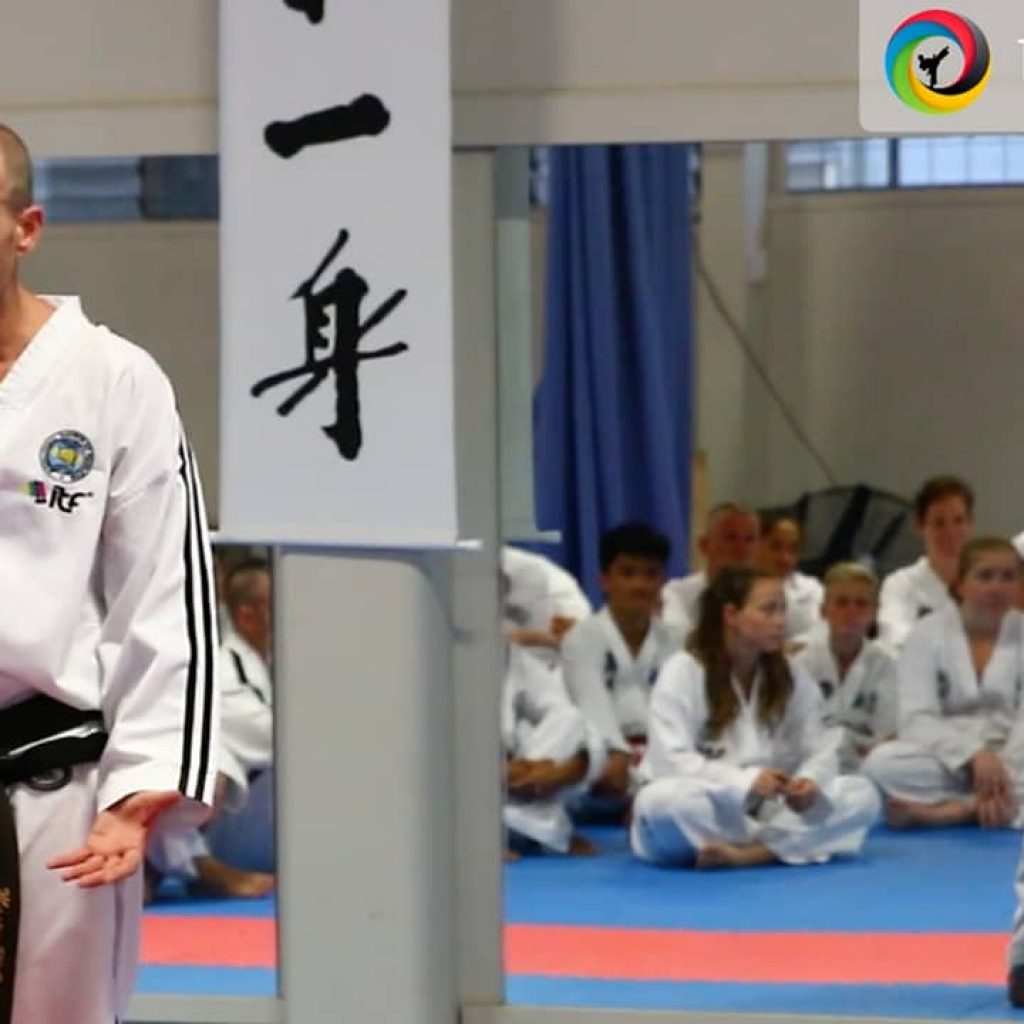 Taekwon-Do seminar instruction by Master Mark Hutton
