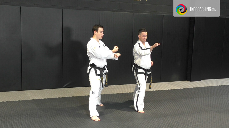 Yul-Gok Tul premium lesson showing step-by-step coaching and sine wave application