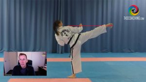 “Grand Master Paul McPhail demonstrating ITF Taekwon-Do pattern.”