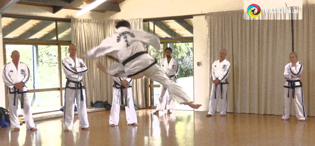 Teaching Flying Combination Kicks with Master Matthew Breen