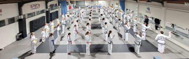 Master Mark Hutton at the start of the ITF Taekwon-Do Fit for Purpose seminar.