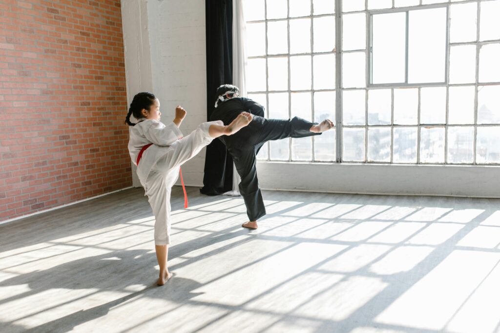 Taekwondo Kicking