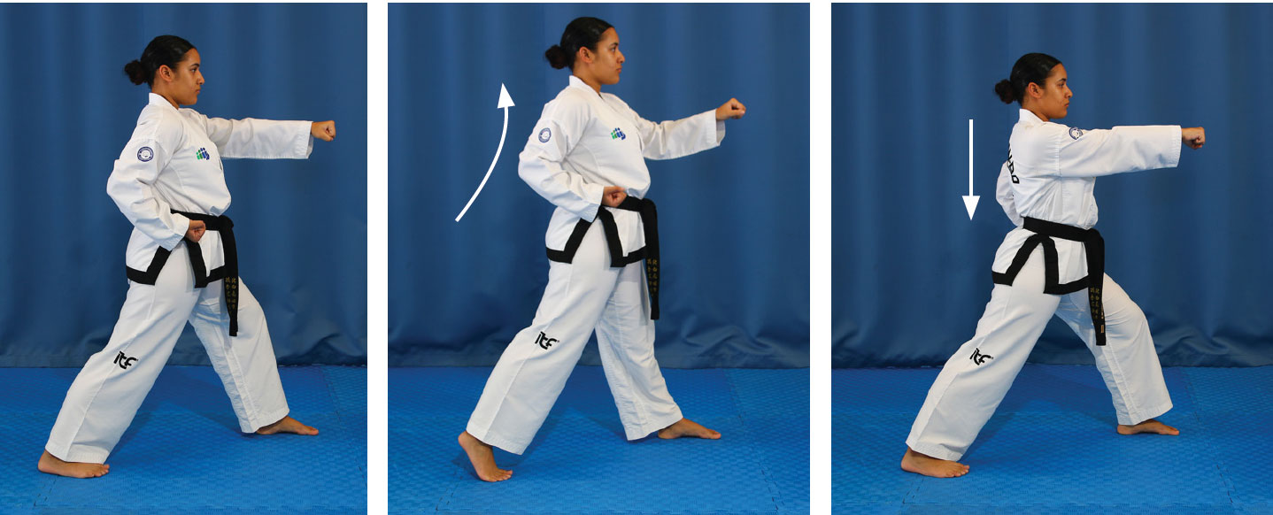 Fast motion - first introduced into an ITF pattern at green stripe level - Do-San