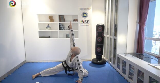 Stretching exercise with Master Mariusz