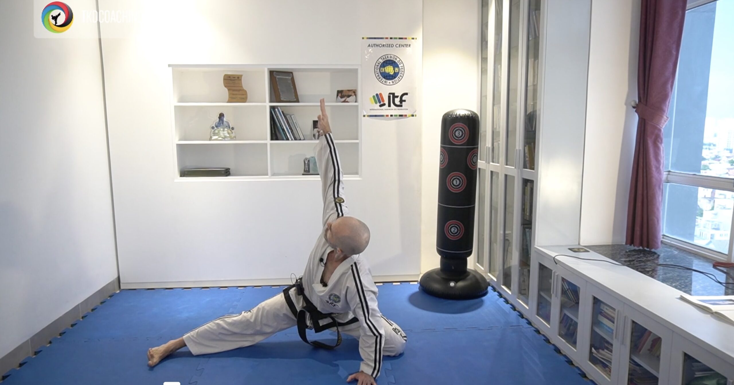 Stretching exercise with Master Mariusz