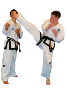 High twisting kick application from Moon-Moo tul