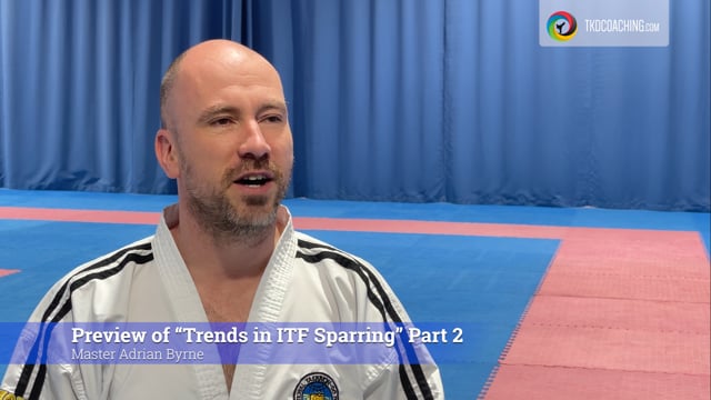 Trends in ITF sparring masterclass with Master Adrian Byrne