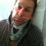 Not very Happy after the mountain bike accident