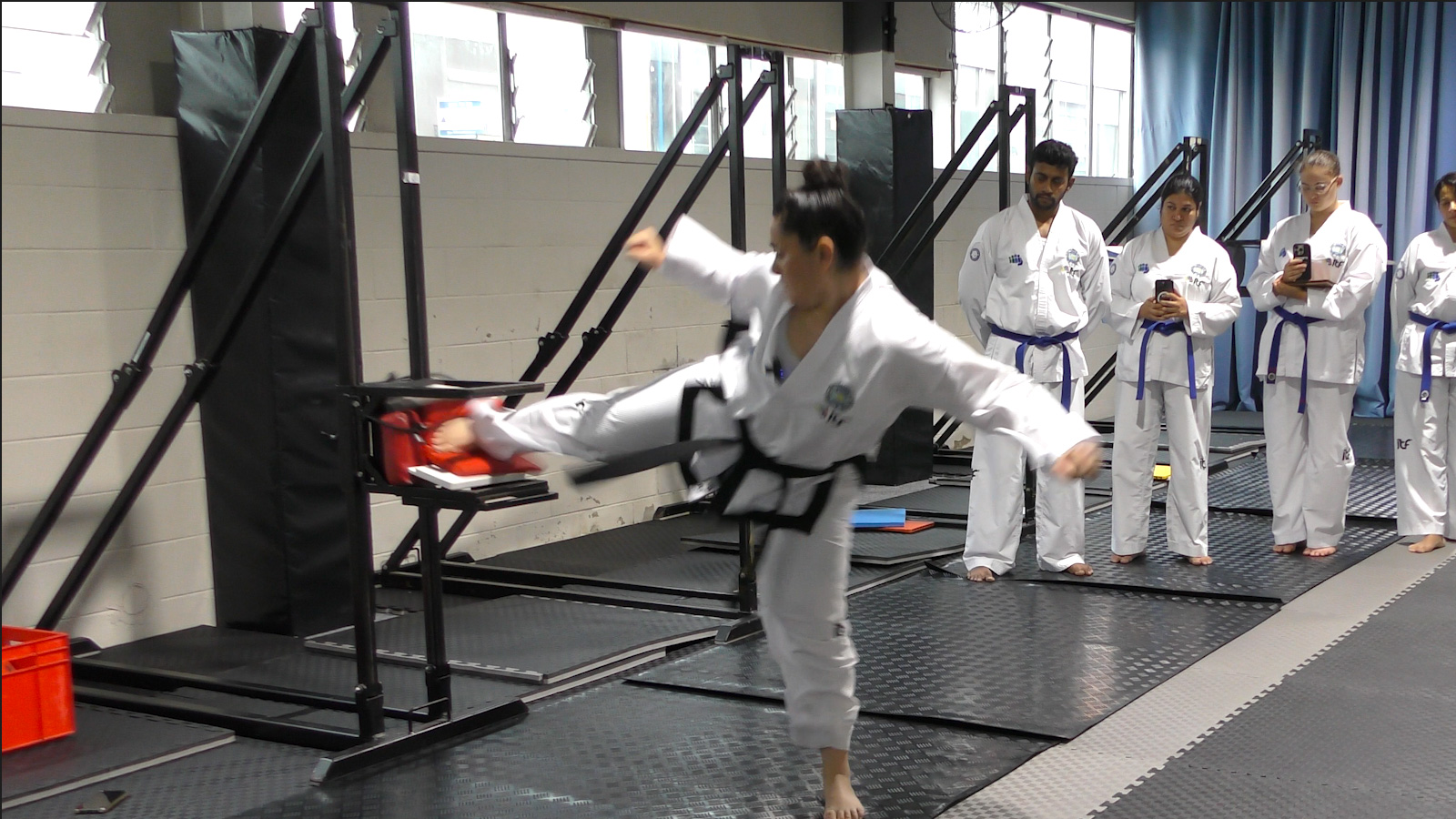 World Champion Power Breaker Kyla Walton teaching Grading Breaks on TKDCoaching.com Premium